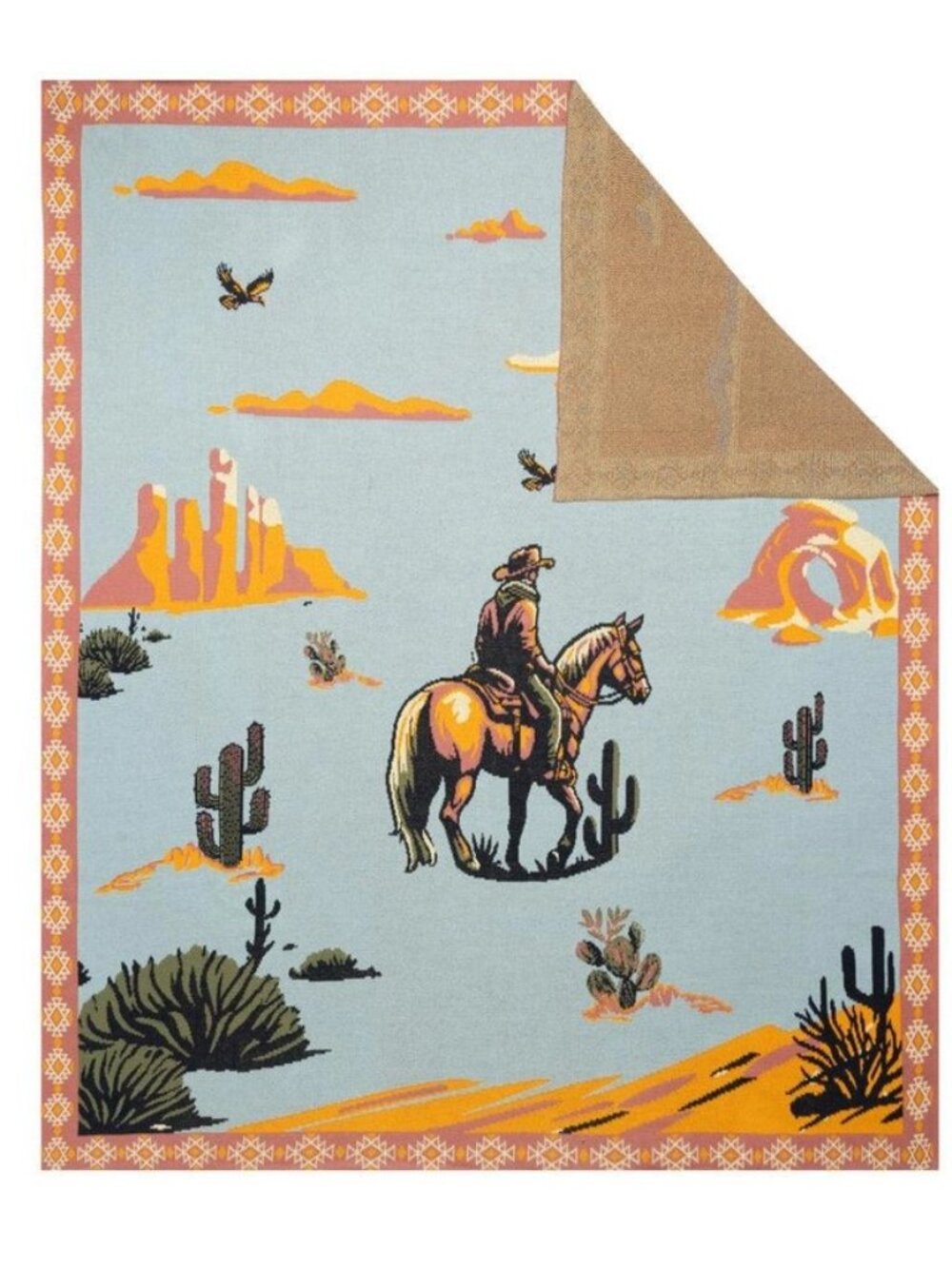 Lone Bronco Rider Myra Throw.